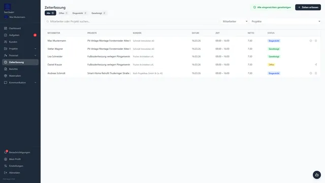 ASKI Base Zeiterfassung